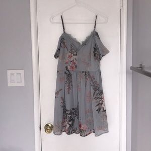 Lulu’s floral off the shoulder dress